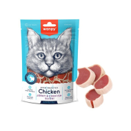 Wanpy Chicken Jerky &amp; Codfish Sushi Суші з куркою та тріскою для котів, 80 г