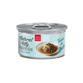 Natural Kitty Broth Series Tuna in Broth Вологий корм для котів тунець в бульйоні, 80 г