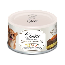Cherie Dog Pate Chicken with Vegetables Вологий корм для собак куряче пате з овочами, 80 г