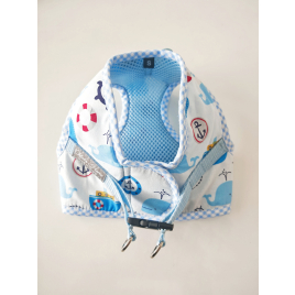 Chloe's Home Шлея для собак Florida marine синя XS