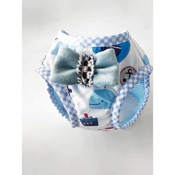 Chloe's Home Шлея для собак Florida marine синя XS - 2