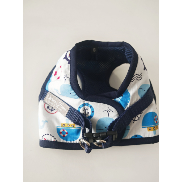 Chloe's Home Шлея для собак Florida marine темно-синя XS
