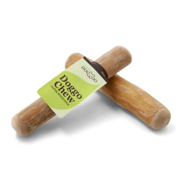 HealthyDoggo Coffee Stick Палиця з кавового дерева для собак, М, 17х4 см - 1