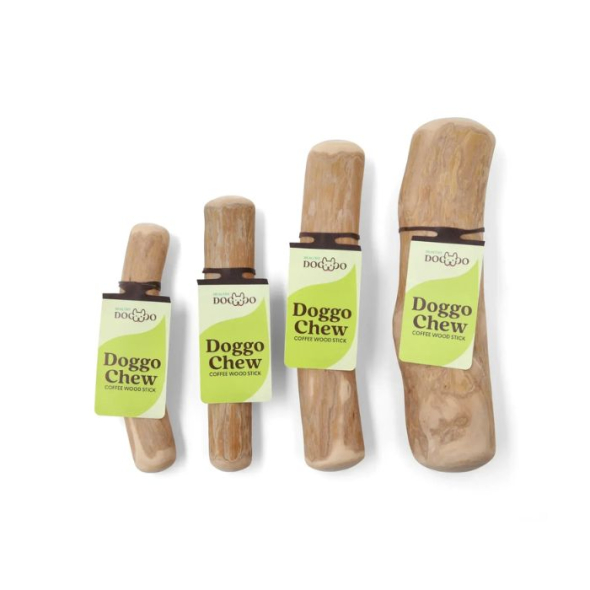 HealthyDoggo Coffee Stick Палиця з кавового дерева для собак, М, 17х4 см - 2