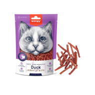 Wanpy Soft Duck Jerky Strips Смужки м'якого філе качки та курки для котів, 80 г
