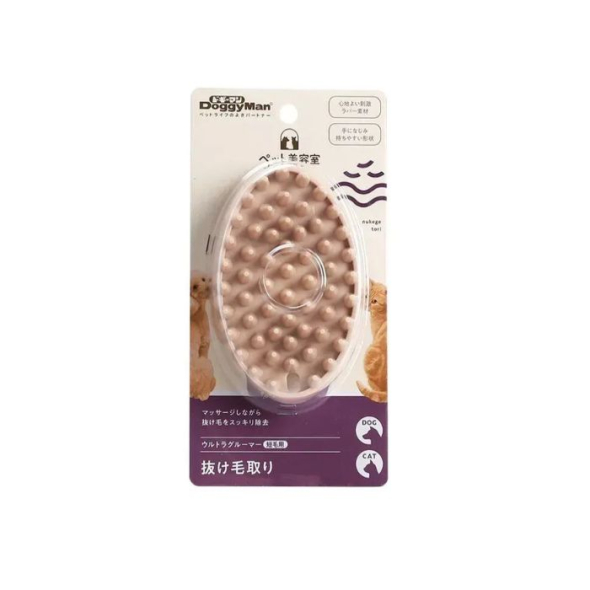 DoggyMan Силіконова щітка для вичісування собак і котів, 7 х 11 см