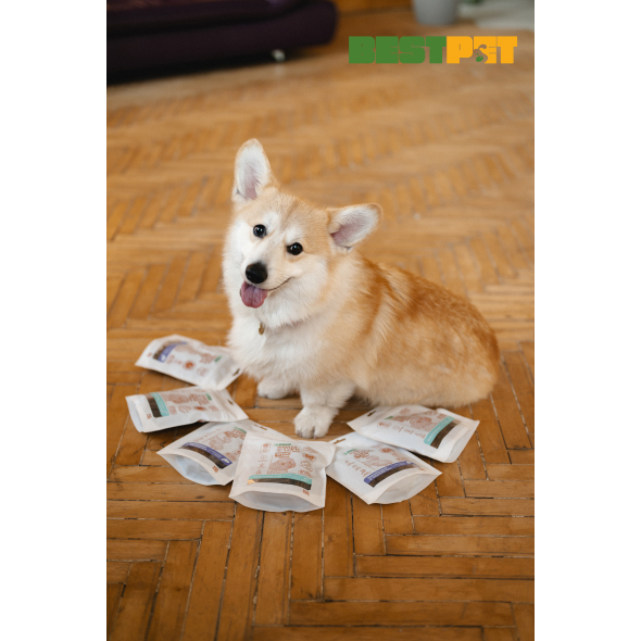 Nature's Protection Superior Care Red Coat Gums &amp; Oral Care Беззернові ласощі для юніорів із рудим забарвленням з протеїном комах, 150 г - 2