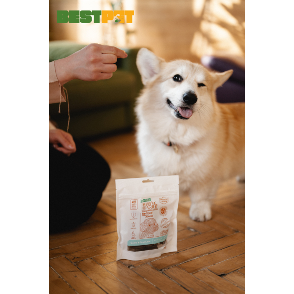 Nature's Protection Superior Care Red Coat Gums &amp; Oral Care Беззернові ласощі для юніорів із рудим забарвленням з протеїном комах, 150 г - 1