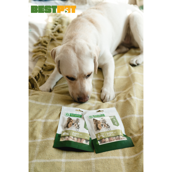 Nature's Protection Rabbit and cod rolls Ласощі для собак роли з кролика і тріски, 75 г - 2