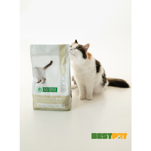 Nature's Protection Sterilised Junior Сухий корм для кошенят, що ростуть після стерилізації, 2 кг - 2