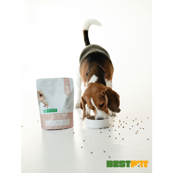 Nature's Protection Mini Junior Small Breeds Сухий корм для цуценят малих порід з м'ясом птиці, 500 г - 5