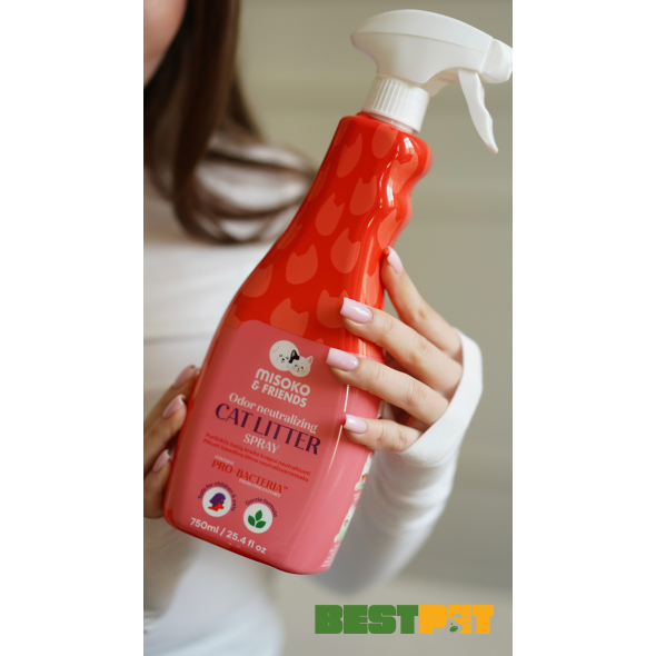 MISOKO Засіб для усунення запаху і плям для котячого туалету, 750 мл - 1