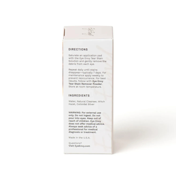 Eye Envy Tear Stain Remover Solution Лосьйон від слізних плям для собак і котів, 59 мл - 3