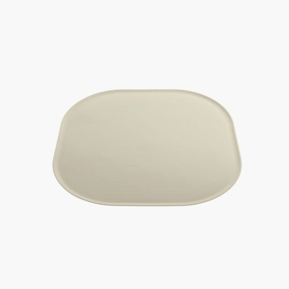 FIBOO Антиковзкий килимок під миску, бежевий, 32 х 32 см