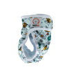 MISOKO Багаторазові підгузки для собак-сук, з бджолами, світло-блакитні, розмір S, 1 шт - 1
