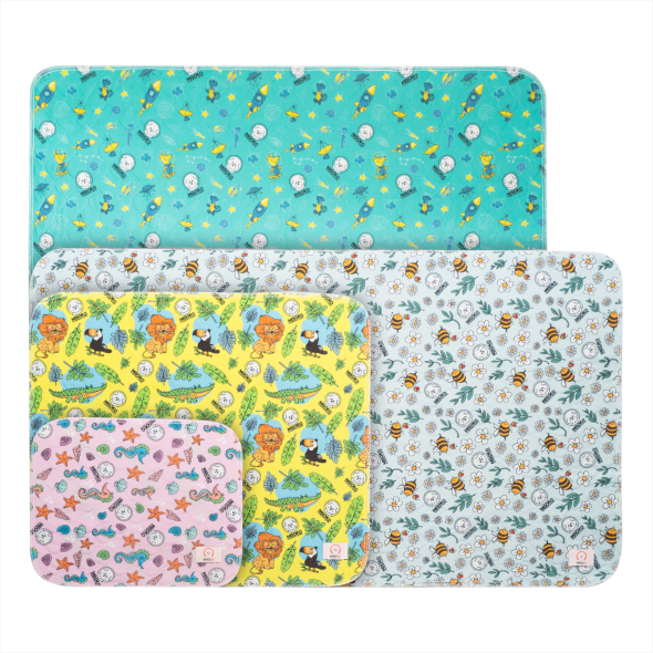 MISOKO Багаторазова пелюшка для тварин з ракетами, м’ятна, 70х80 см  1 шт - 3