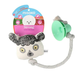 MISOKO Міцна іграшка для собак з мотузкою лемур, 50 см