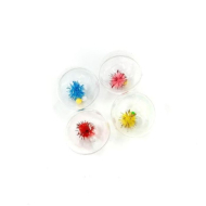 HIPPIE PET Набір іграшок для котів М'ячики прозорі 4,5 см, 4 шт