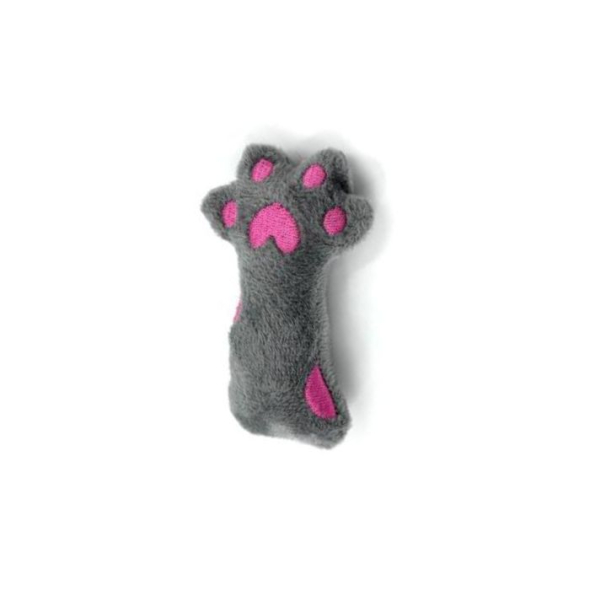 HIPPIE PET Іграшка для котів Лапка сіра 10,5 см