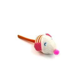 HIPPIE PET Іграшка для котів Мишка середня помаранчева 9 см