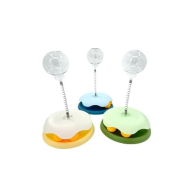 HIPPIE PET Інтерактивна іграшка для котів з м'ячиком, зелена з синім 21 x 32 см