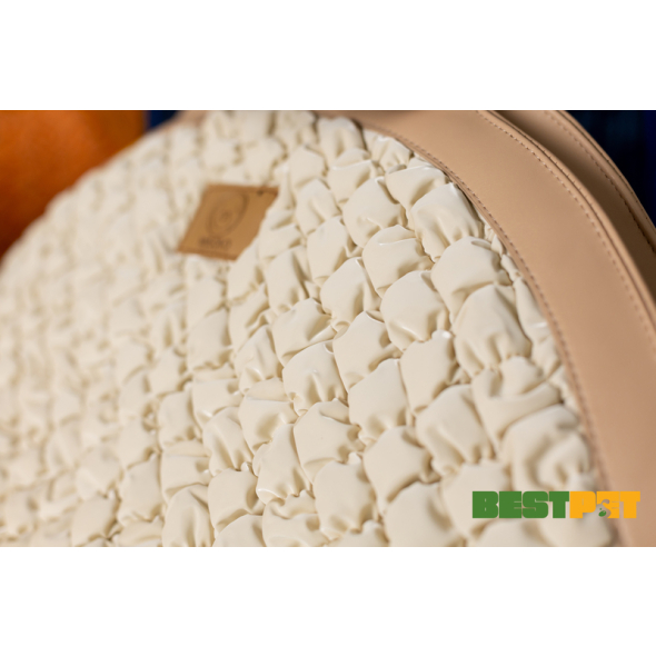 MISOKO Дорожня сумка для домашніх тварин, 40 x 22 x 35 см, світло-коричнева - 7