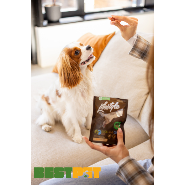 Nature's Protection Lifestyle Duck &amp; cod rolls Ласощі для собак рулети з качки і тріски, 75 г - 2