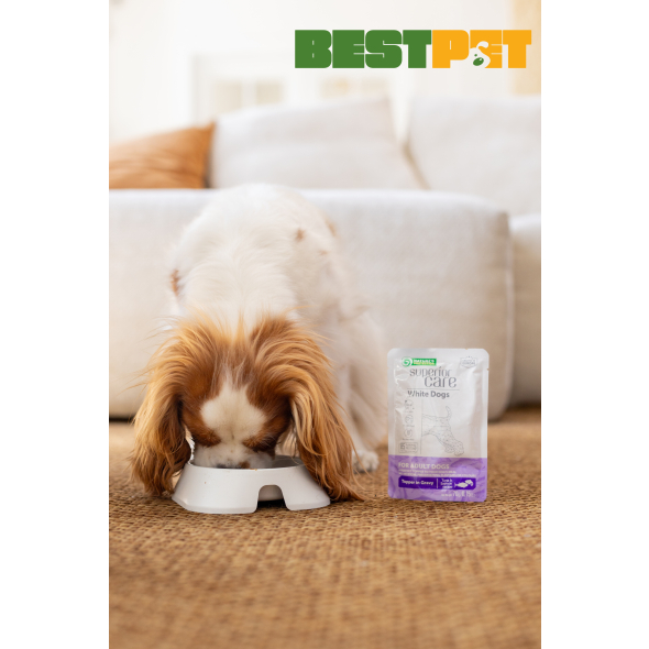 Nature's Protection Superior Care White Dogs Adult Tuna &amp; Salmon Додатковий вологий корм для собак з білим забарвленням з тунцем і лососем, 70 г - 2