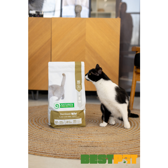 Nature's Protection Sterilised Сухий корм для стерилізованих котів, 2 кг - 2