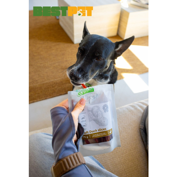 Nature's Protection Superior Care Soft Duck Slices Ласощі для собак смужки з качки, 75 г - 1