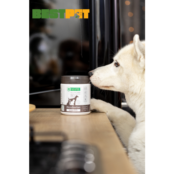 Nature's Protection MicroZeoGen Харчова добавка з кальцієм для собак та котів, 250 г - 1