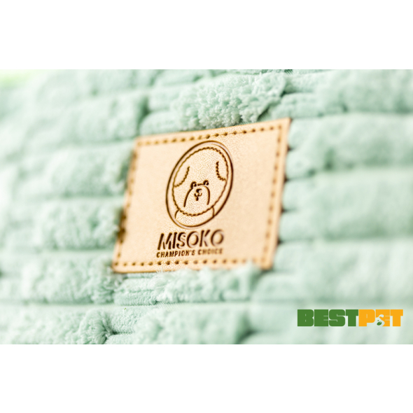 MISOKO Дорожня сумка для домашніх тварин, 51.5 x 25.5 x 27 см, зелена - 7