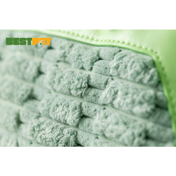 MISOKO Дорожня сумка для домашніх тварин, 51.5 x 25.5 x 27 см, зелена - 8