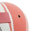 MISOKO Іграшка для собак, м'яч надувний, у формі баскетбольного м'яча, білий з рожевим, 15 см - 5