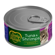 Lovely Hunter Adult cats Tuna &amp; Shrimp Вологий корм для дорослих котів з тунцем і креветками, 85 г