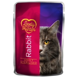 Lovely Hunter Adult Sterilized Cats Rabbit Вологий корм для стерилізованих котів з кроликом, 85 г