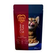 Lovely Hunter Adult Cats with Chicken and Tuna Вологий корм для дорослих котів з куркою і тунцем, 85 г