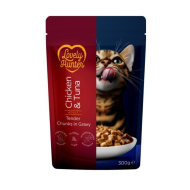 Lovely Hunter Adult Cats with Chicken and Tuna Вологий корм для дорослих котів з куркою і тунцем, 300 г