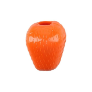 MR.STRONG іграшка для собак, полуниця, помаранчева, 7.5 x 6.5 см