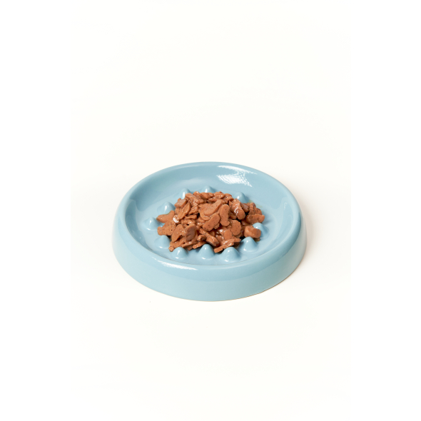 Natural Kitty Chunk in Gravy Chicken with Salmon Вологий корм для котів курка і лосось в соусі, 85 г - 1