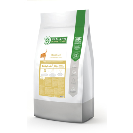 Nature`s Protection Sterilised Сухий корм для стерилізованих котів з птицею і лососем, 18 кг