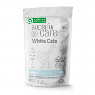 Nature's Protection Superior Care White Cats Grain Free Herring Сухий беззерновий корм для дорослих котів з білим забарвленням з оселедцем, 400 г
