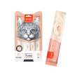 Wanpy Creamy Treat Tuna &amp; Salmon Кремові ласощі з тунцем і лососем для котів, 5 шт. х 14 г