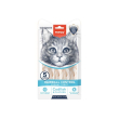 Wanpy Functional Creamy Treat Hairball Control Кремові ласощі для котів із курятиною та тріскою для виведення грудочок шерсті, 5 шт. х 14 г