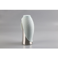 SUPER DESIGN дорожня пляшка для води для тварин, металева, 0,8 л, 10 x 9,5 x 21,7 см