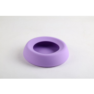 SUPER DESIGN миска для води для домашніх тварин, силіконова, фіолетова, 0,52 л, 16,7 х 4,4 см