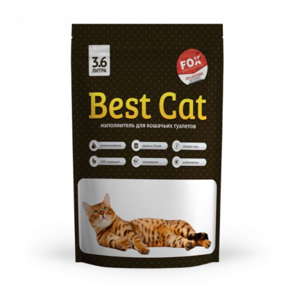 BEST CAT Наповнювач для котячого туалету силікагелевий 3,6 л