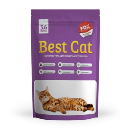 BEST CAT Наповнювач для котячого туалету силікагелевий Лаванда 3,6 л