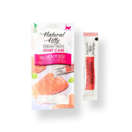 Natural Kitty Functional Creamy Treat Joint Care Кремові ласощі з лососем для котів 4 шт. по 12 г