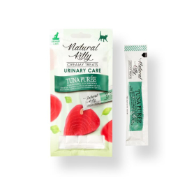 Natural Kitty Functional Creamy Treat Urinary Care Кремові ласощі з тунцем для котів 4 шт. по 12 г